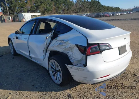 2022 Tesla Model 3 Rear-Wheel Drive from USA, damaged, VIN 5YJ3E1EA5NF185886